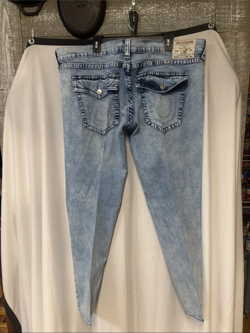 True Religion Rocco Light Blue Relaxed Skinny Jeans